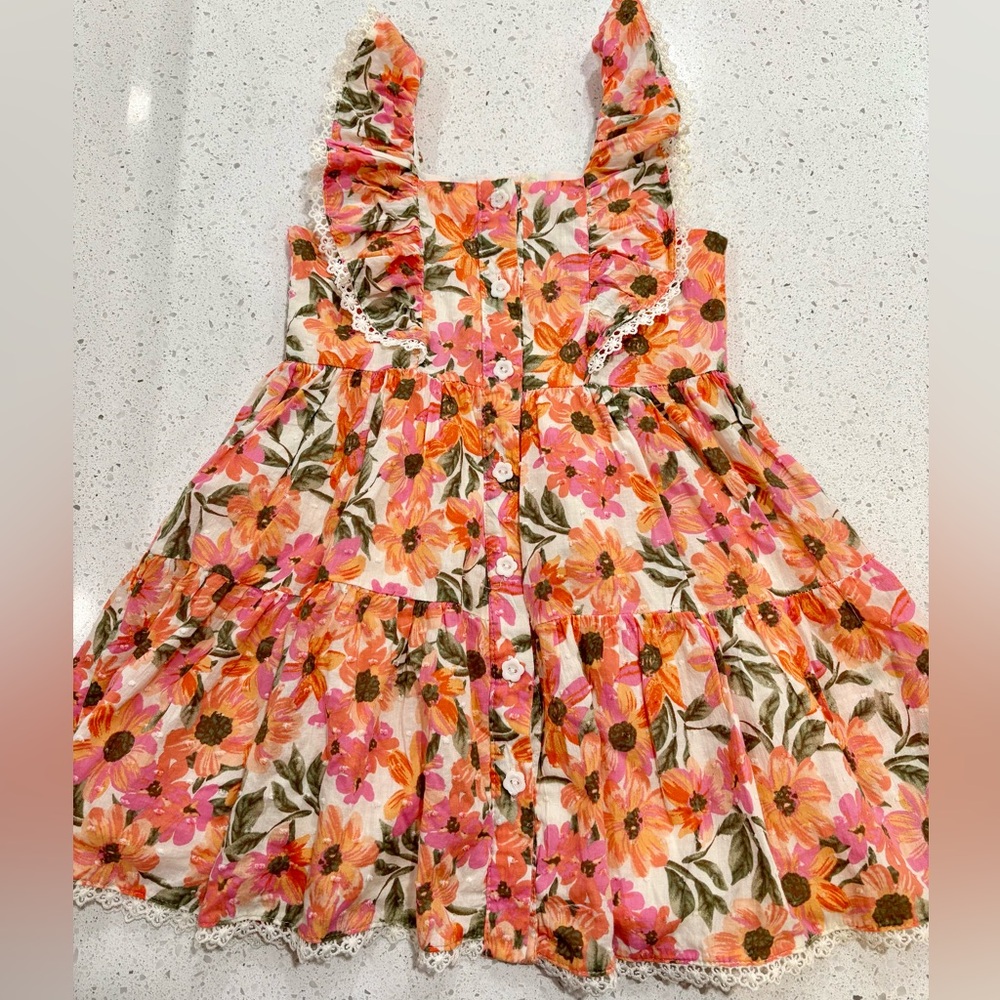 btween Pink and Orange Floral Dress